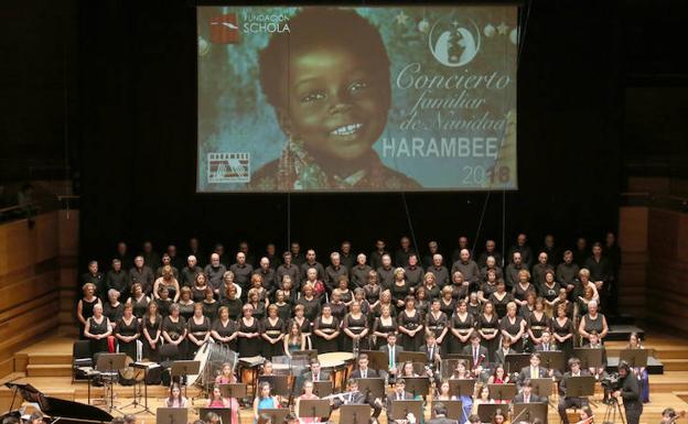 Concierto de Navidad Harambee, organizado por la Fundación Schola.