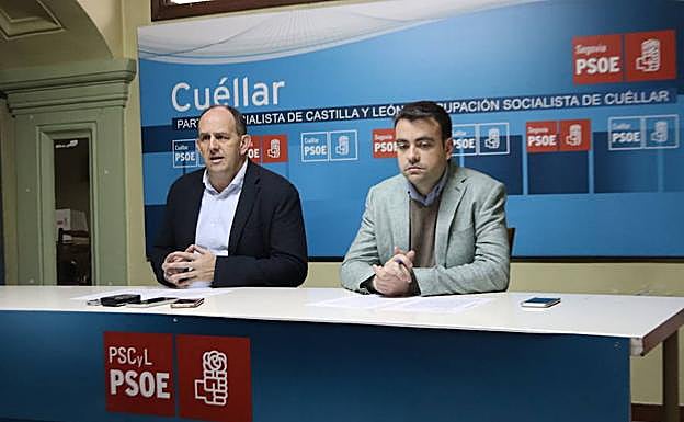José Luis Aceves y Carlos Fraile, durante la rueda de prensa.
