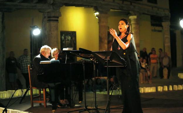 La soprano Montserrat Martí Caballé, que actuará el viernes en Becerril de Campos.