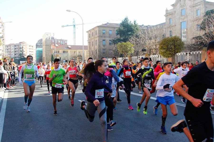 Fotos: Tercera carrera de niños de la San Silvestre salmantina