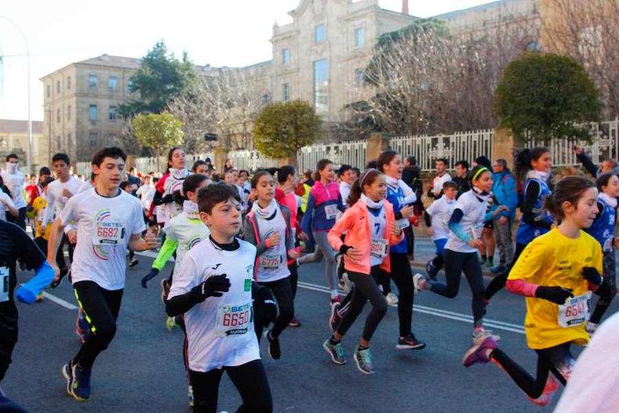 Fotos: Tercera carrera de niños de la San Silvestre salmantina