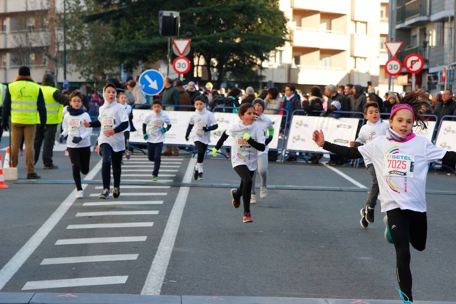 Fotos: Segunda carrera de niños de la San Silvestre salmantina