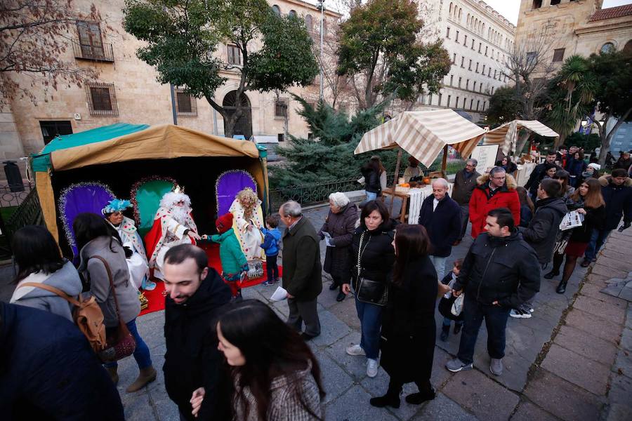 Fotos: Belén viviente en la Plaza de los Bandos de Salamanca