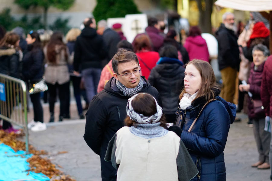 Fotos: Belén viviente en la Plaza de los Bandos de Salamanca