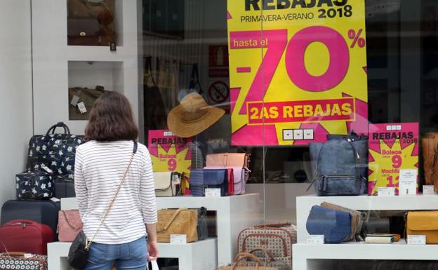 Campaña de rebajas de verano.
