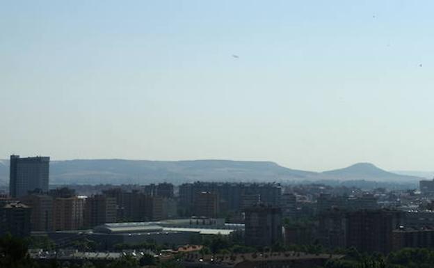 Panorámica de Valladolid desde el Cerro de las Contiendas el pasado mes de julio. 