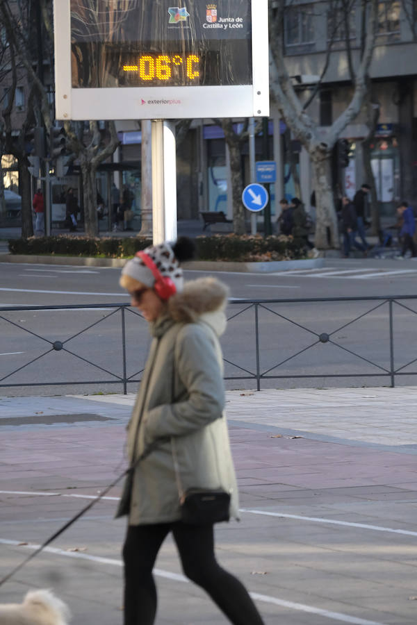 Helada en Valladolid.