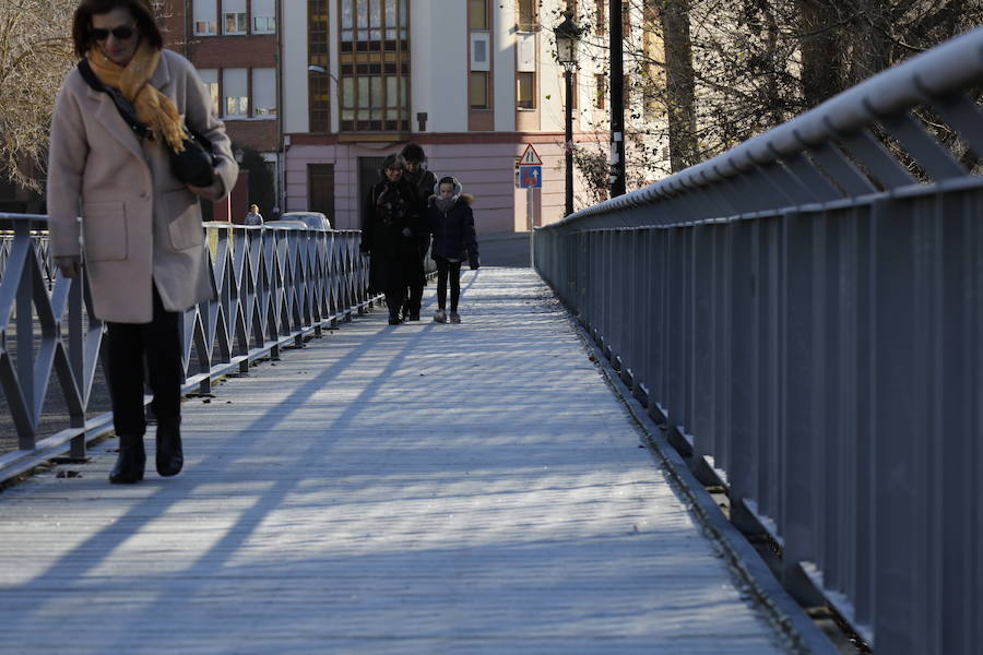 Helada en Peñafiel.