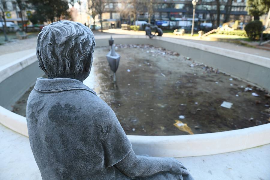 Helada en Valladolid.