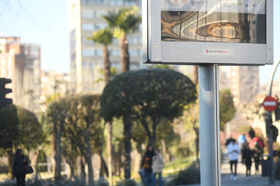 Helada en Valladolid.