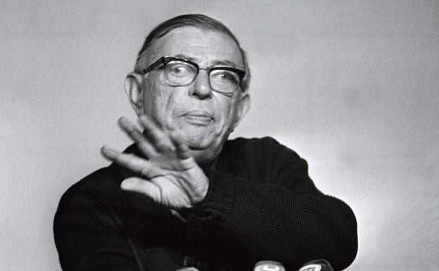Jean Paul Sartre, en una fotografía de 1971. 