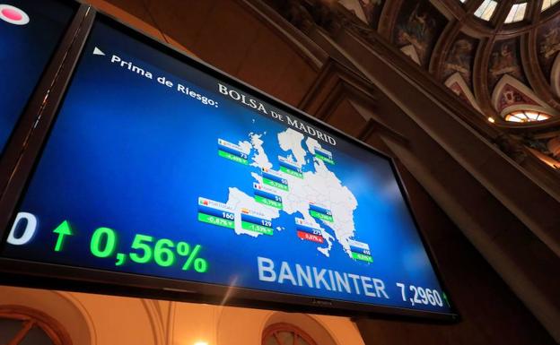 El Ibex-35 se arruga, pero mantiene los 8.800 puntos