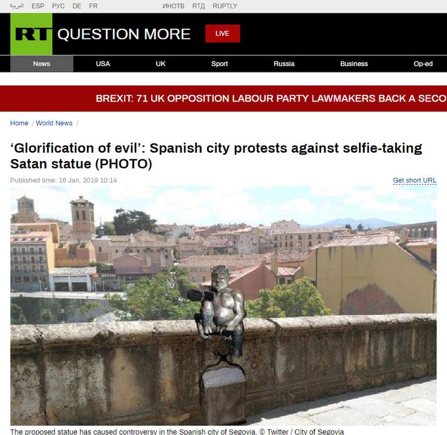 Fotos: Noticias del diablillo de Segovia en medios del mundo