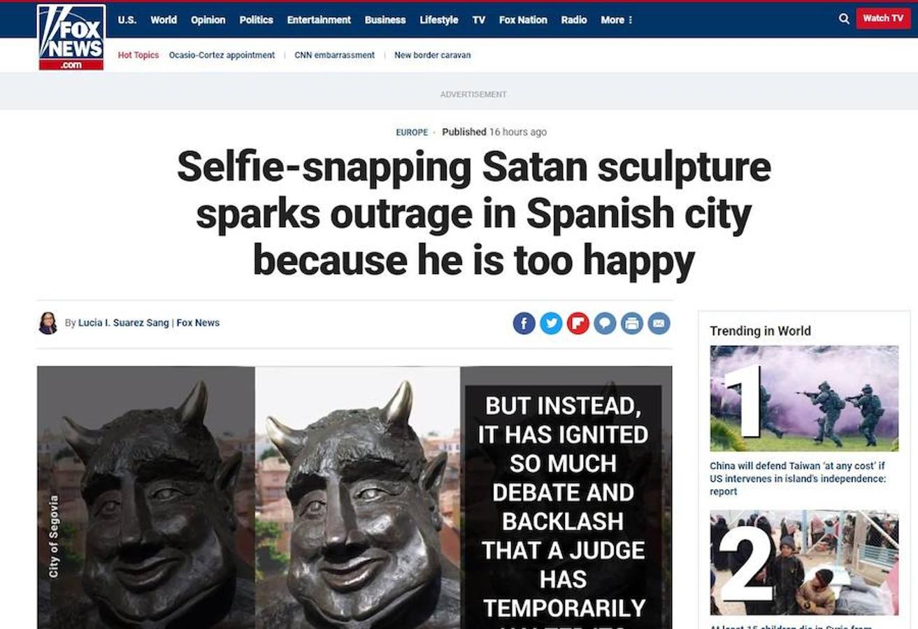 Fotos: Noticias del diablillo de Segovia en medios del mundo