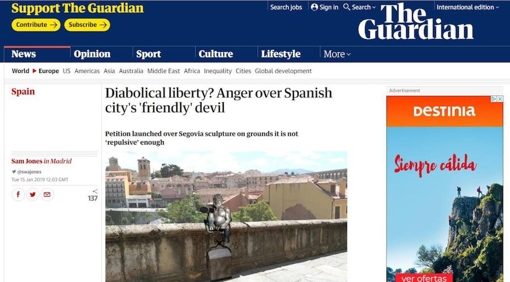 Fotos: Noticias del diablillo de Segovia en medios del mundo