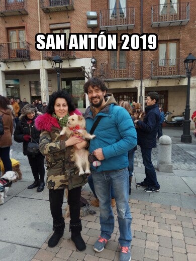 Desde Palencia, Canela con sus papis Gonzalo y Charo.