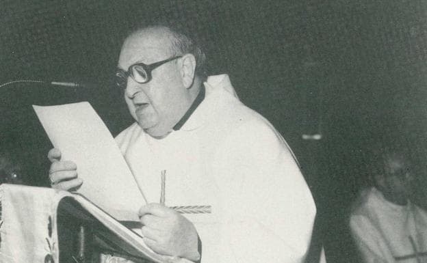 El obispo, en una imagen de 1995. 