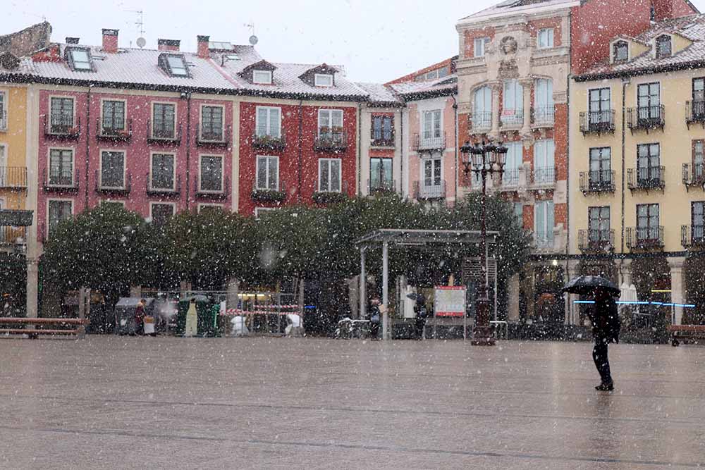 Fotos: Llegan los primeros copos de nieve a Burgos