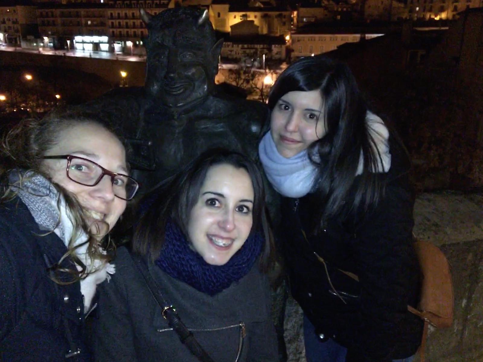 Sandra, Míriam y Marta.