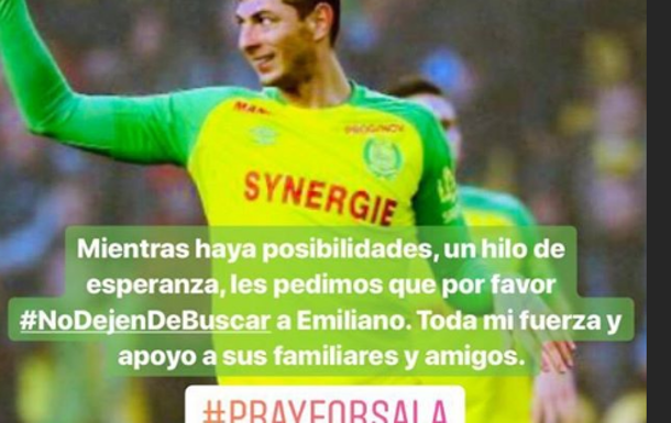 El mensaje de Leo Messi en Instagram. 