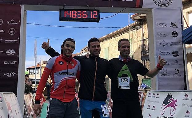 Primeros del mini trail. 