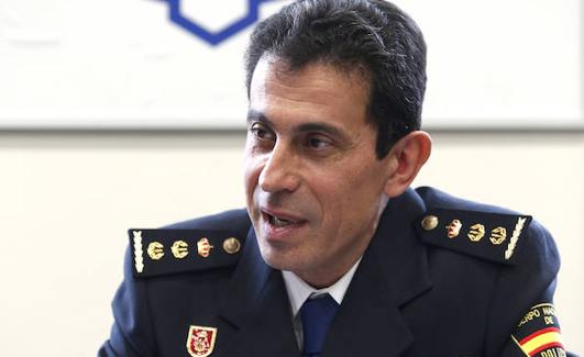 Miguel Ángel del Diego, durante la entrevista. 