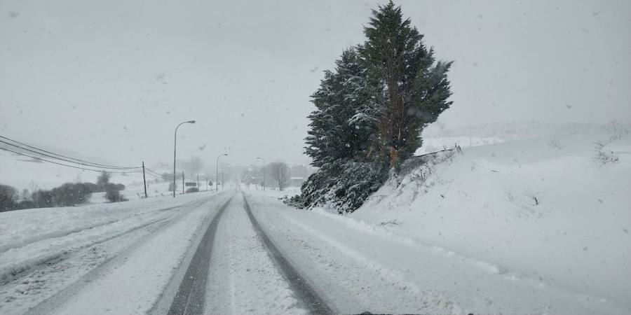 Fotos: Temporal de nieve en Guardo