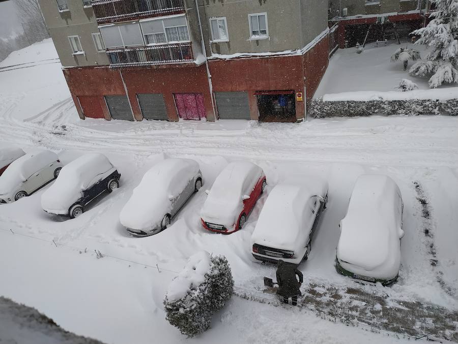 Fotos: Temporal de nieve en Guardo