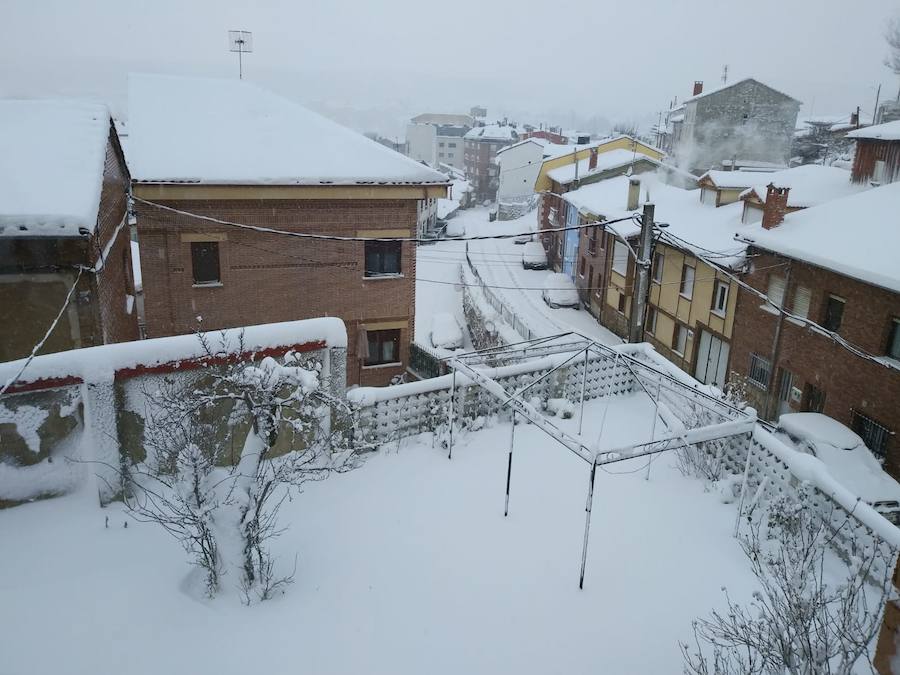 Fotos: Temporal de nieve en Guardo
