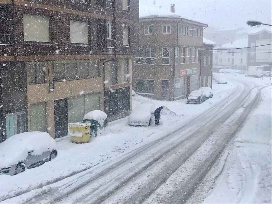 Fotos: Temporal de nieve en Guardo