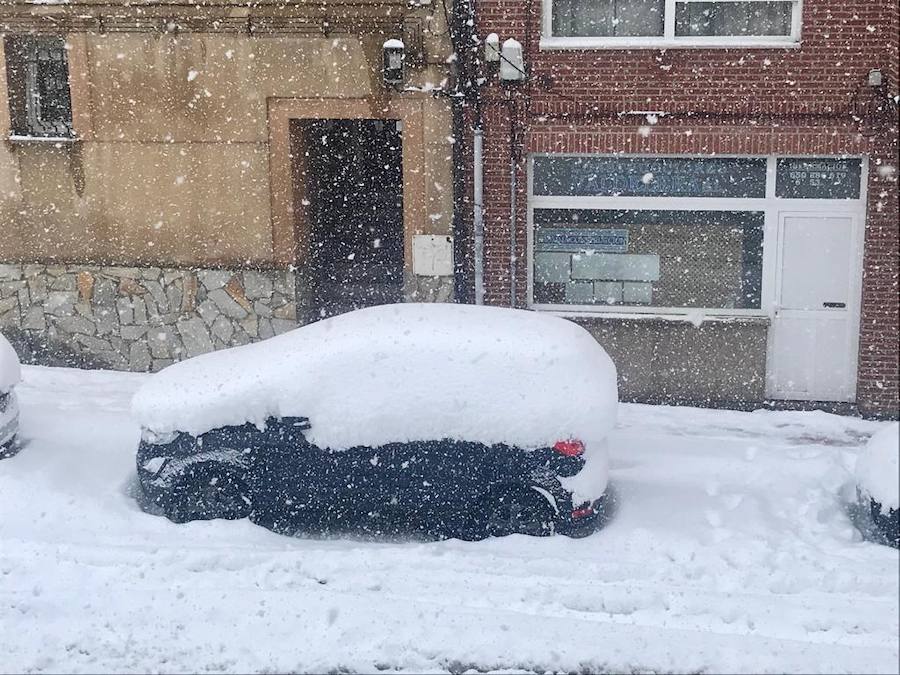 Fotos: Temporal de nieve en Guardo