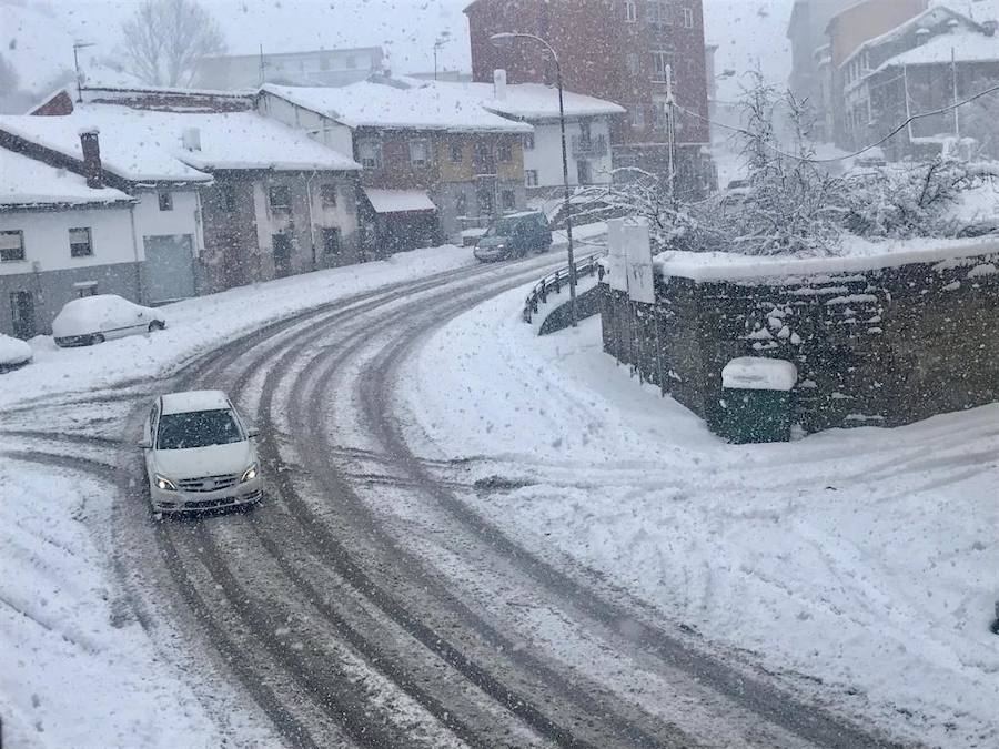 Fotos: Temporal de nieve en Guardo