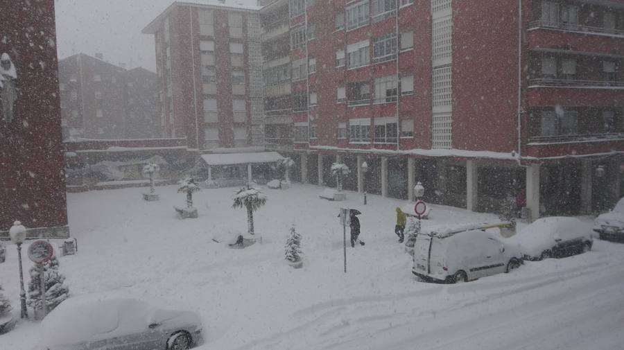 Fotos: Temporal de nieve en Guardo