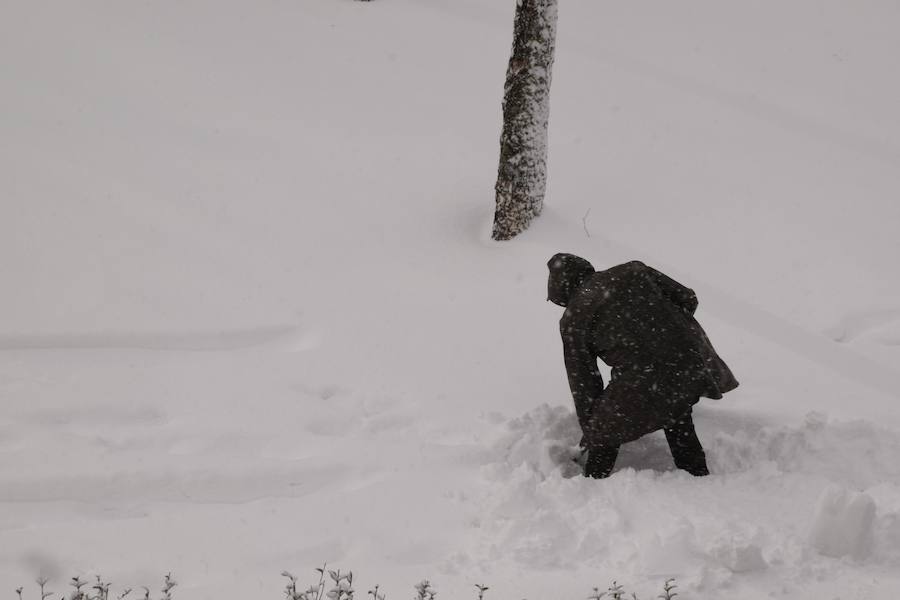 Fotos: Temporal de nieve en Guardo