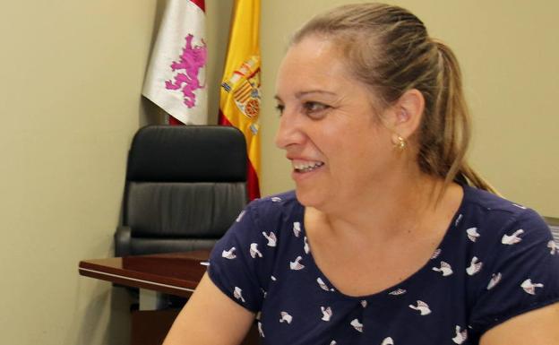 María Ángeles García, alcaldesa de Carbonero.