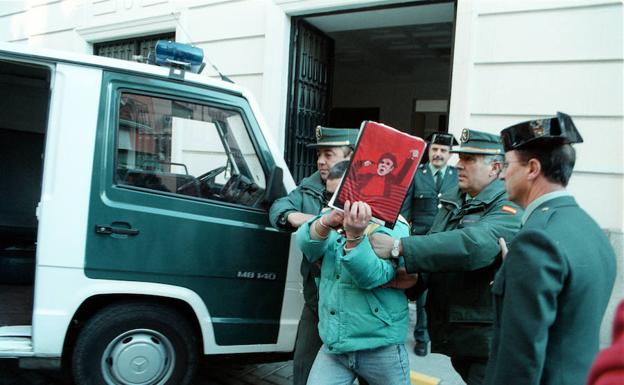 El Quintas durante el jucio por la triple agresión sexual de 1999. 