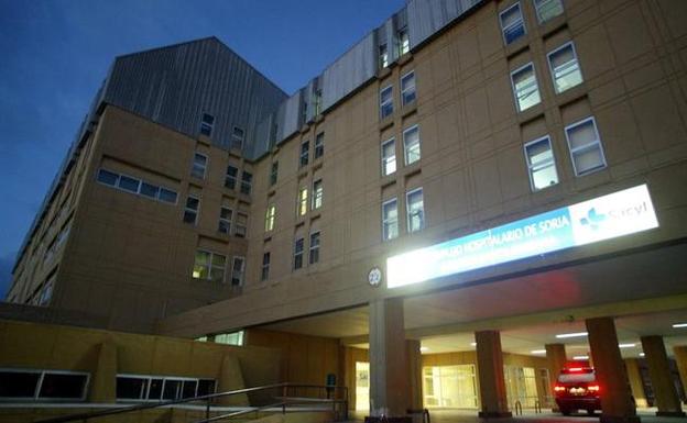 La última semana de marzo se abrirá el acceso provisional al Hospital Santa Bárbara de Soria junto a la cafetería