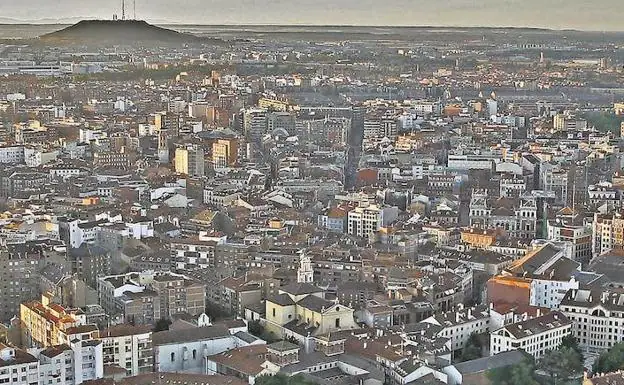 Vista aérea de Valladolid. 