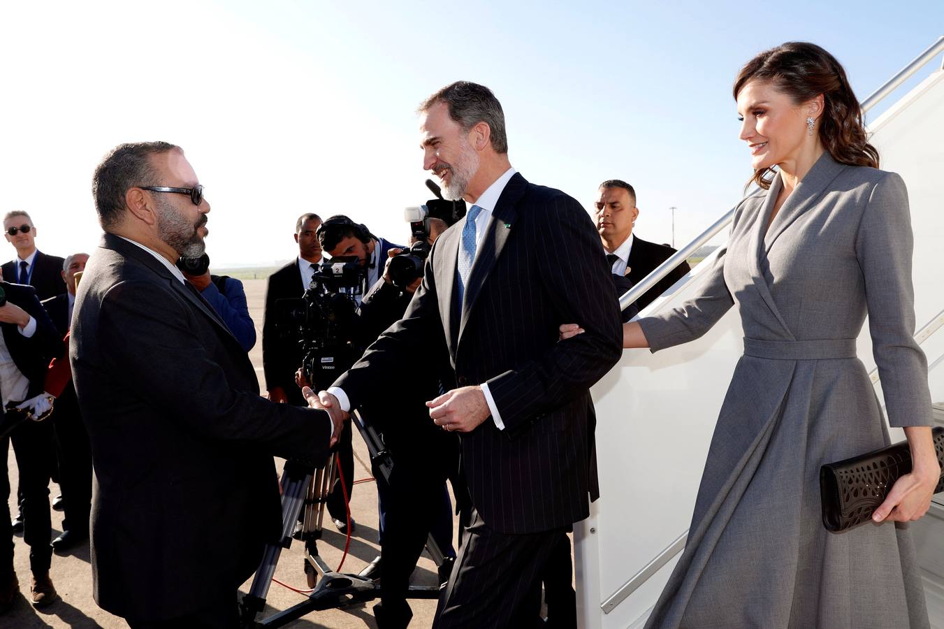 Los reyes Felipe VI y Letizia están realizando una visita de Estado a Marruecos, su segundo viaje al país magrebí, invitados por Mohamed VI