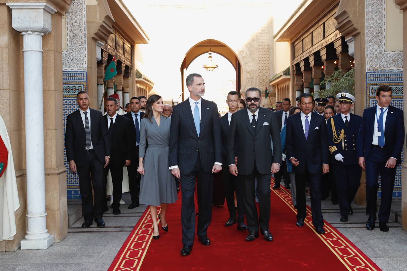 Los reyes Felipe VI y Letizia están realizando una visita de Estado a Marruecos, su segundo viaje al país magrebí, invitados por Mohamed VI