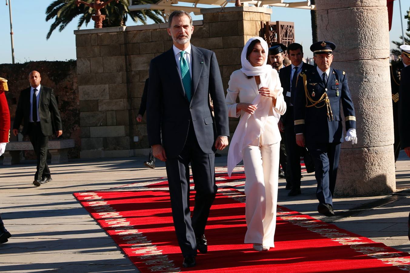 Los reyes Felipe VI y Letizia están realizando una visita de Estado a Marruecos, su segundo viaje al país magrebí, invitados por Mohamed VI