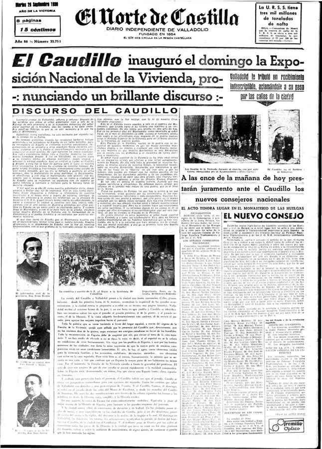 Fotos: Las visitas de Franco a Valladolid