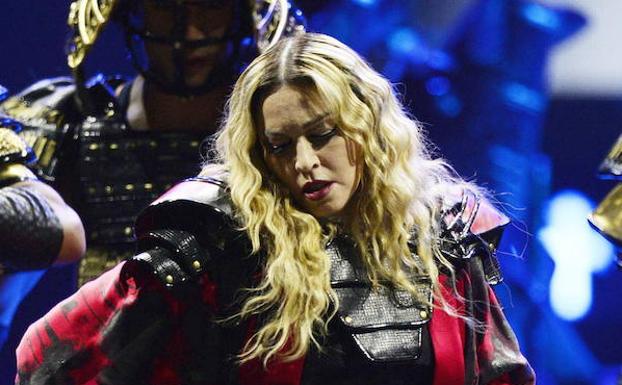 Madonna, durante un concierto en Zurich. 