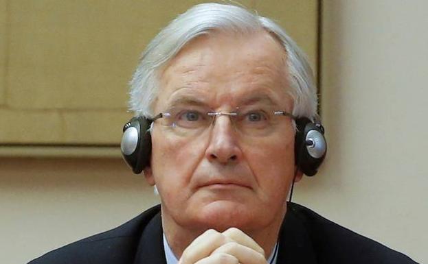 Michel Barnier, este martes en el Congreso de los Diputados, en Madrid.