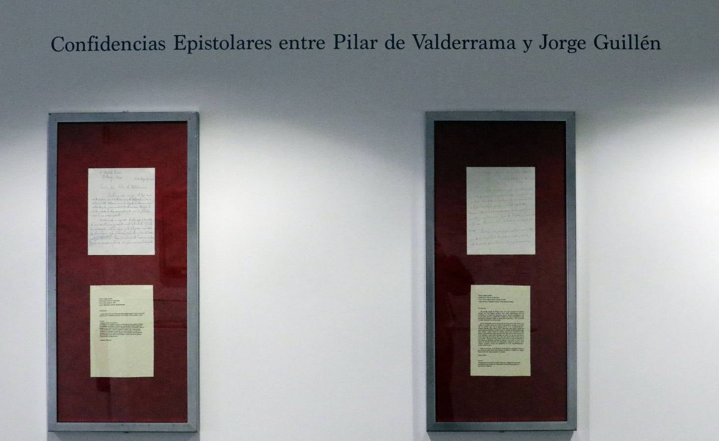 La muestra se exhibe en dos salas diferentes, en el Teatro Zorrilla y en el Atrio del Palacio de Pimentel, hasta el próximo 7 de abril