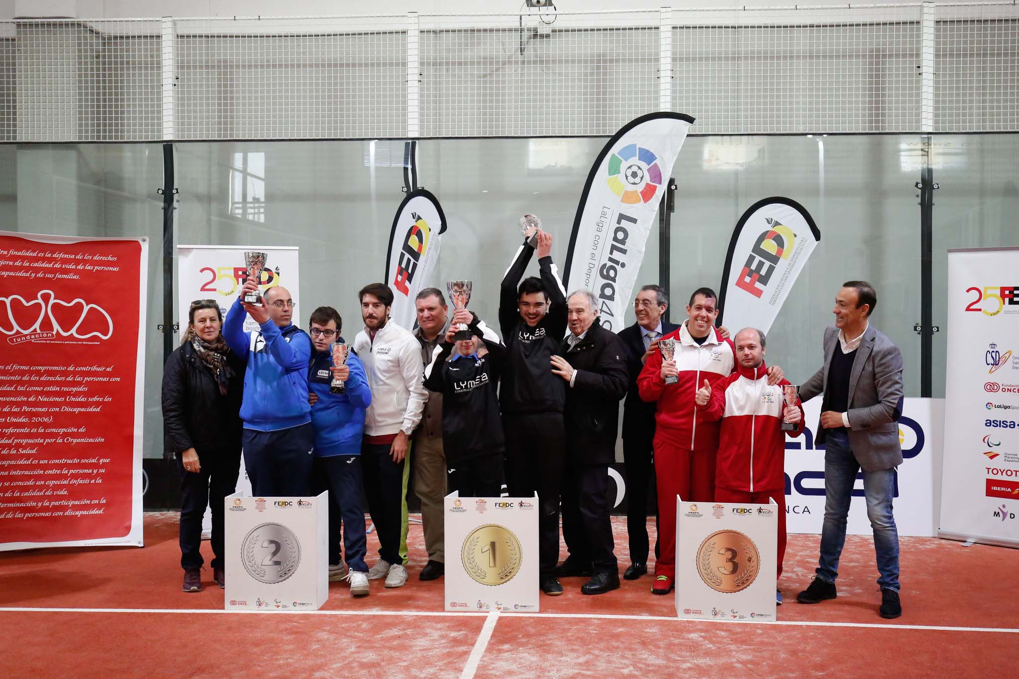 Fotos: Entrega de premios del VI Campeonato de España de Pádel Adaptado
