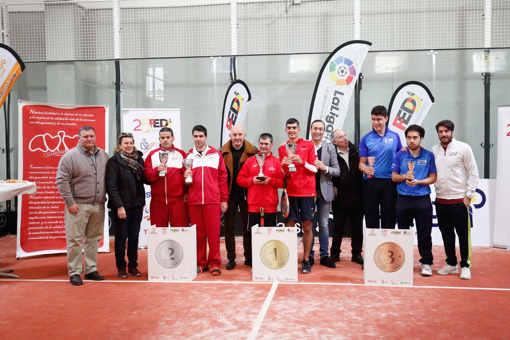 Fotos: Entrega de premios del VI Campeonato de España de Pádel Adaptado