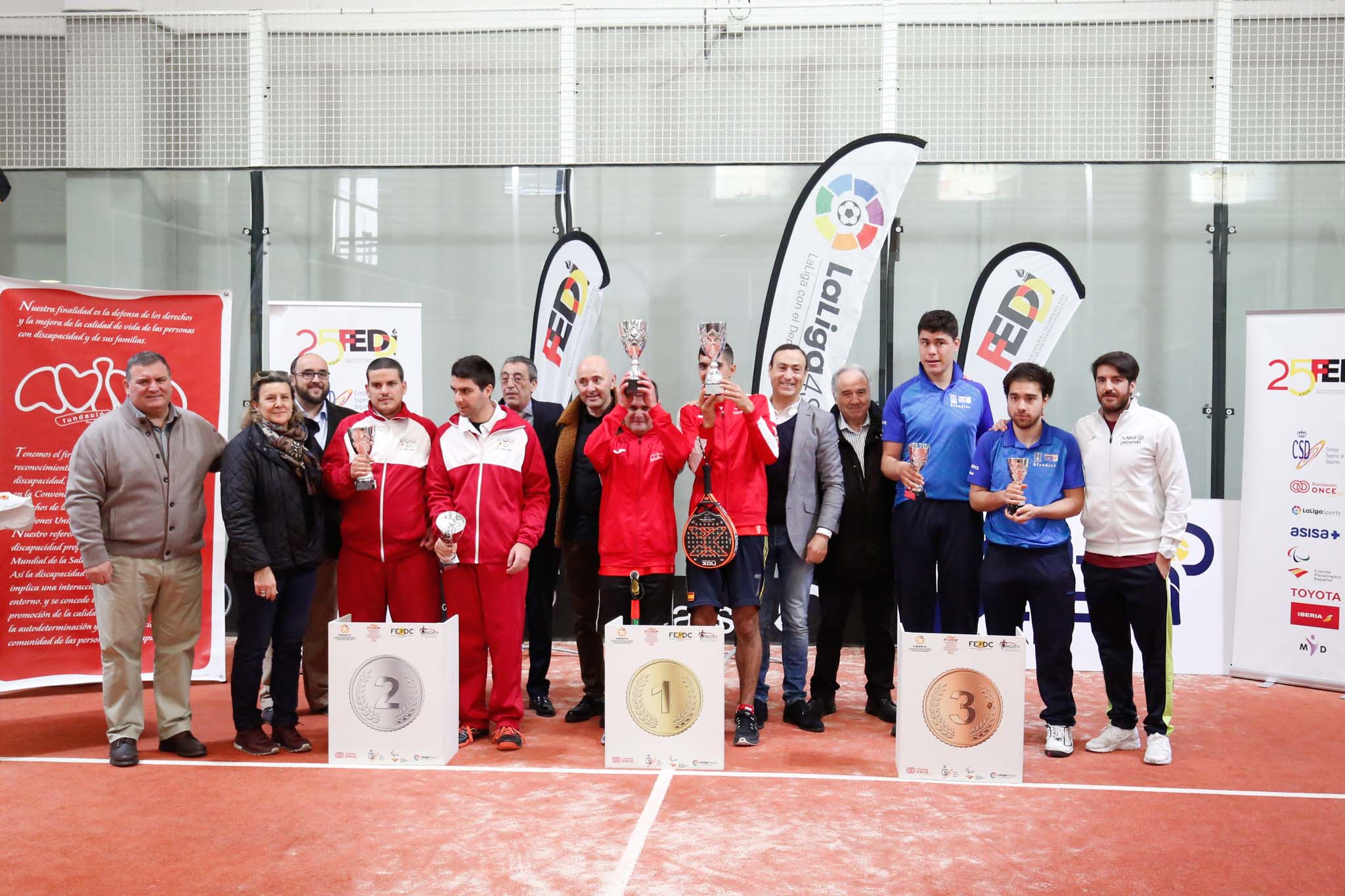 Fotos: Entrega de premios del VI Campeonato de España de Pádel Adaptado
