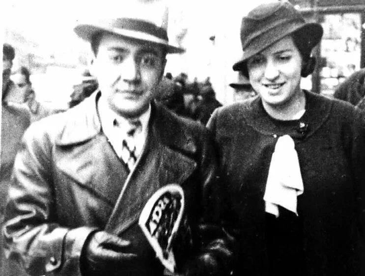 Ramón J. Sender y Amparo Barayón. 