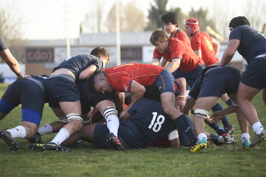 Fotos: Partido de rugby entre España y Francia en Valladolid